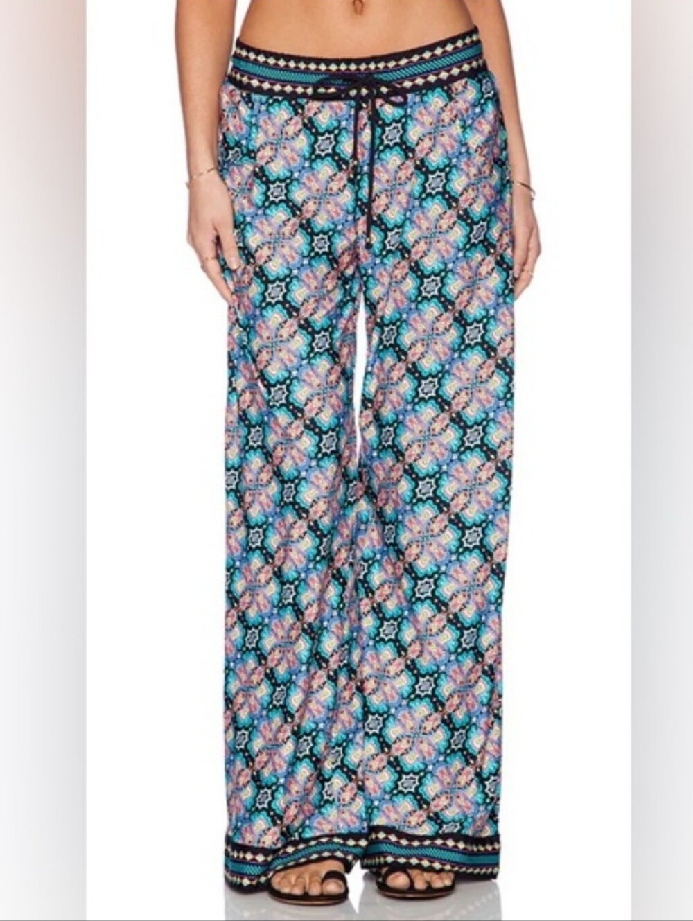 Nannette Lepore Mallorica Swim Pallazo  Beach Pants Brand New W Clear Tag Only